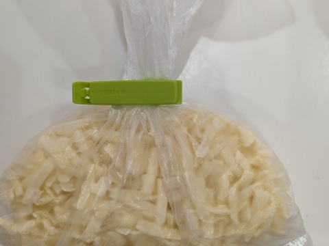 シュレッドチーズの冷凍保存